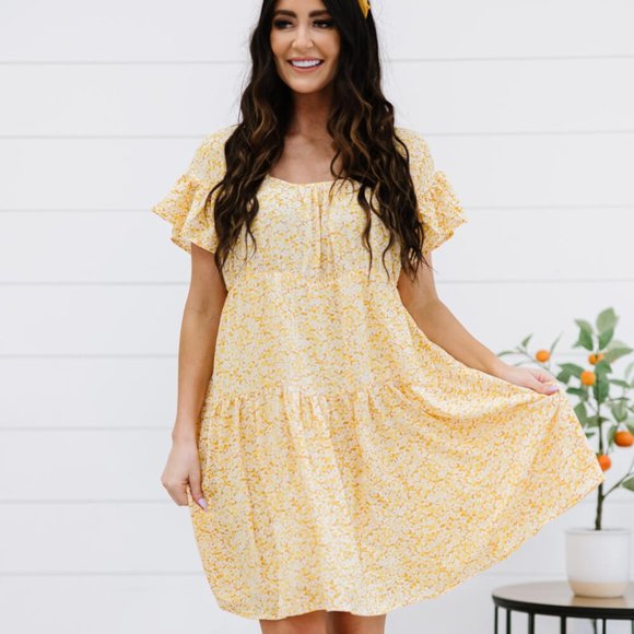 DAVI & DANI | Dresses | Davi Dani Fresh As A Daisy Full Size Floral ...